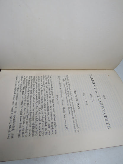 The Tales of A Grandfather Being The History of Scotland By Sir Walter Scott Vol I & II 1888 Antique book image 3