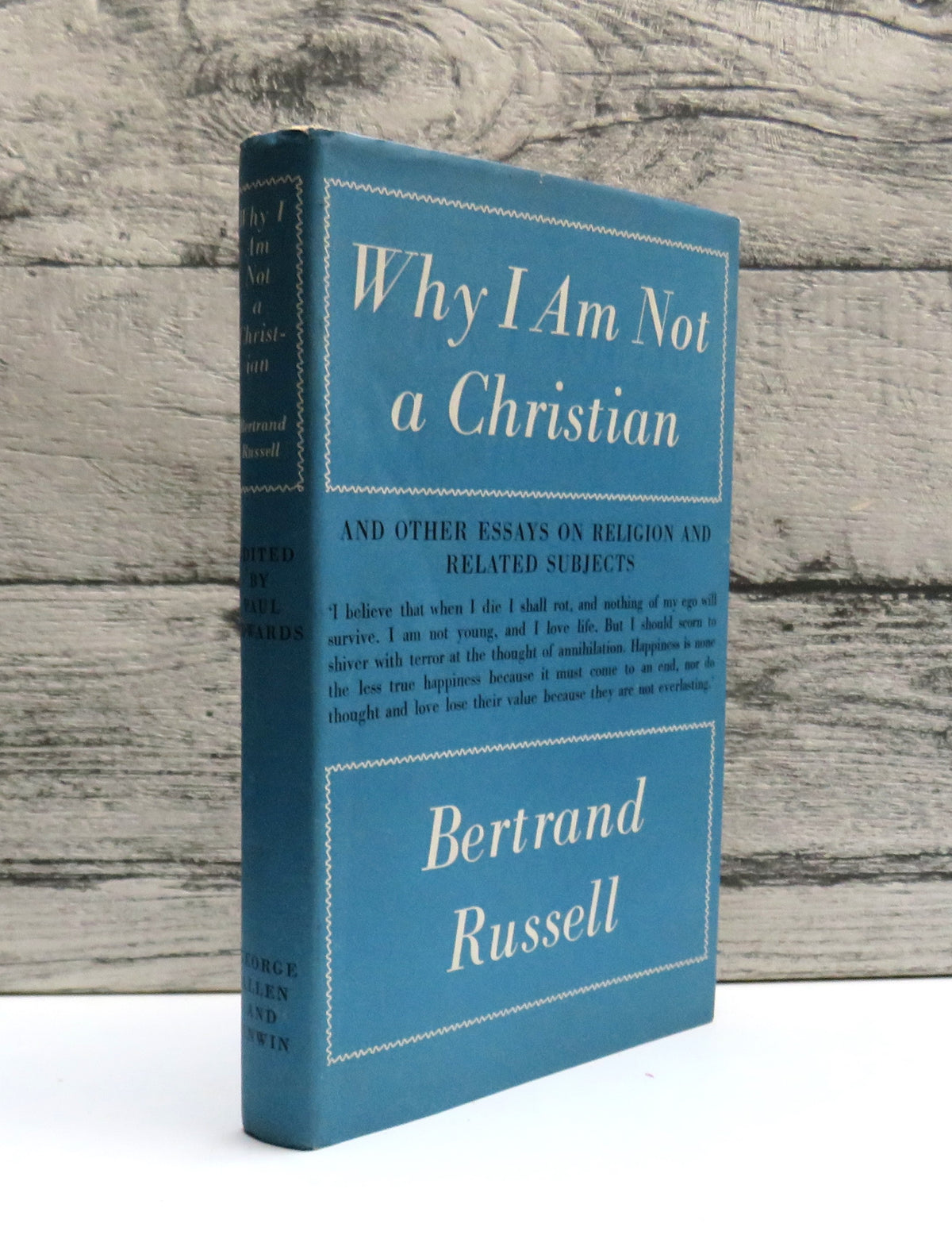 Why I Am Not A Christian And Other Essays On Religion and Related Subjects By Bertrand Russell 1957