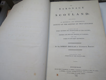 Baronage of Scotland Containing An Historical and Genealogical Account of the Gentry of That Kingdom book image 5