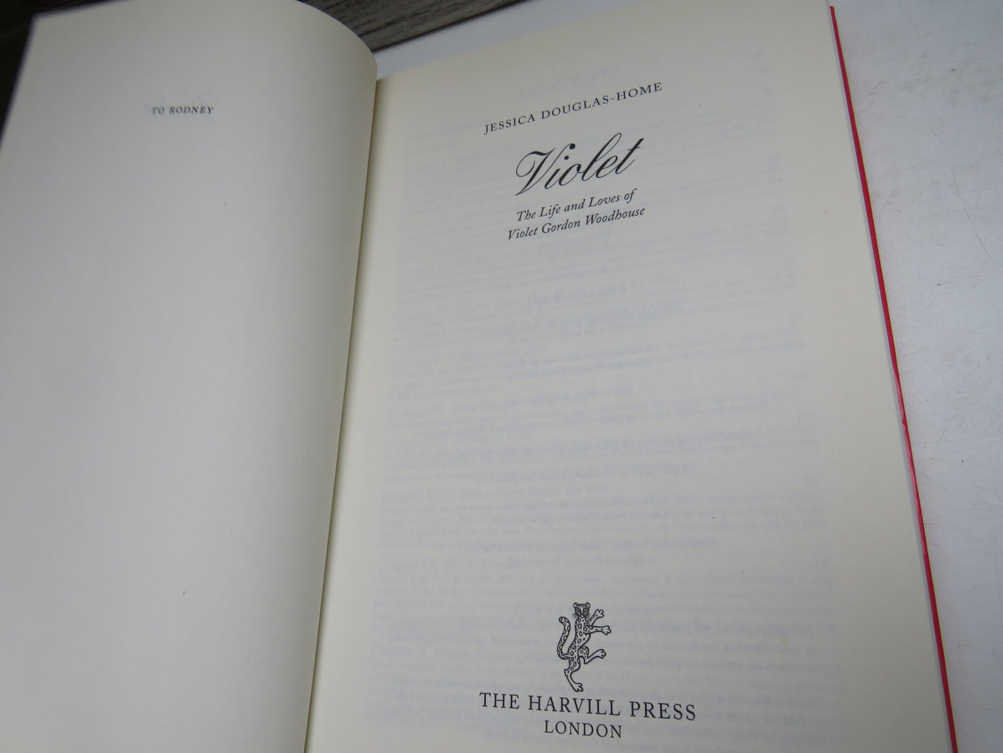 Violet The Life and Loves of Violet Gordon Woodhouse By Jessica Douglas-Home 1996