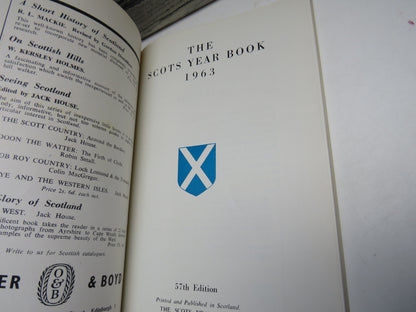 The Scots Year Book 1963 57th Edition