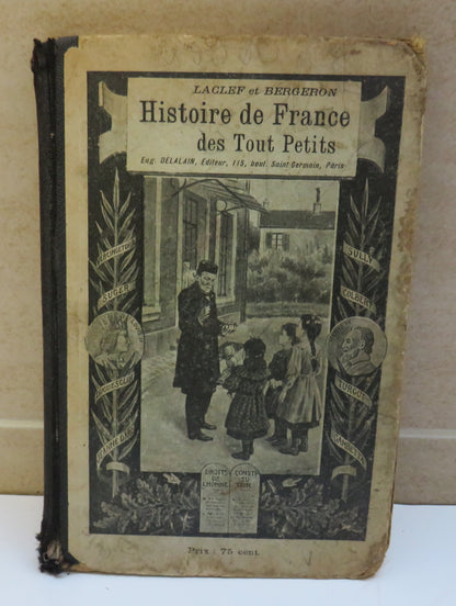 Histoire De France Des Tout Petits (Cours Enfantin) Par MM A. Laclef 1913 book image 2