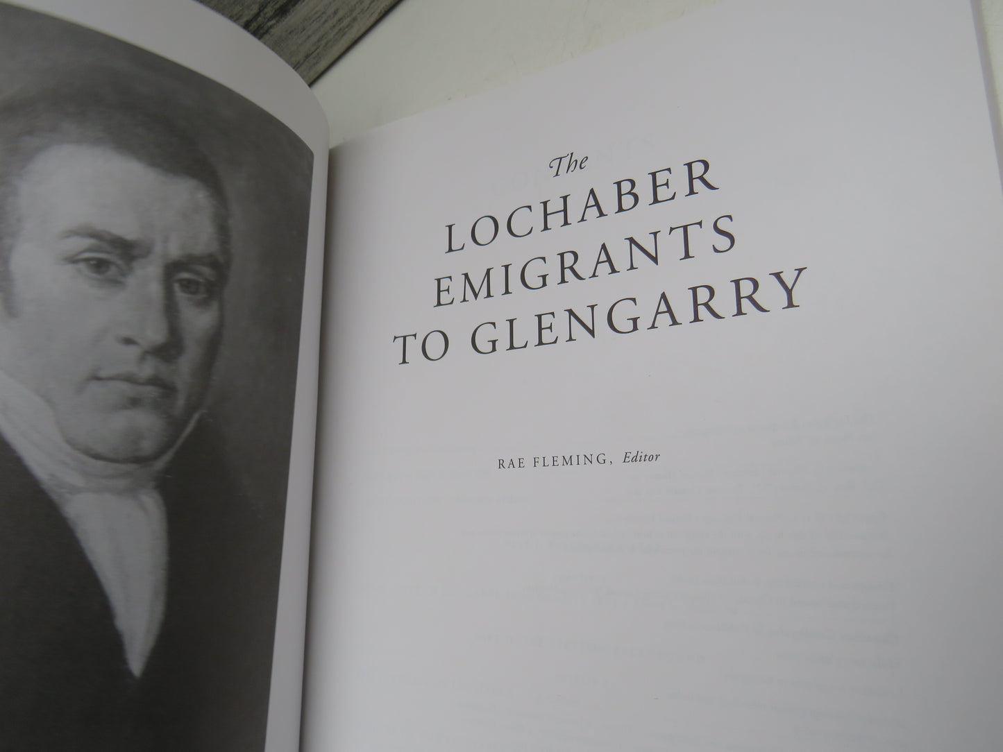 The Lochaber Emigrants To Glengarry Edited By Rae Fleming 1994