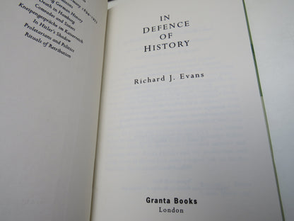 In Defence of History By Richard J. Evans 1997