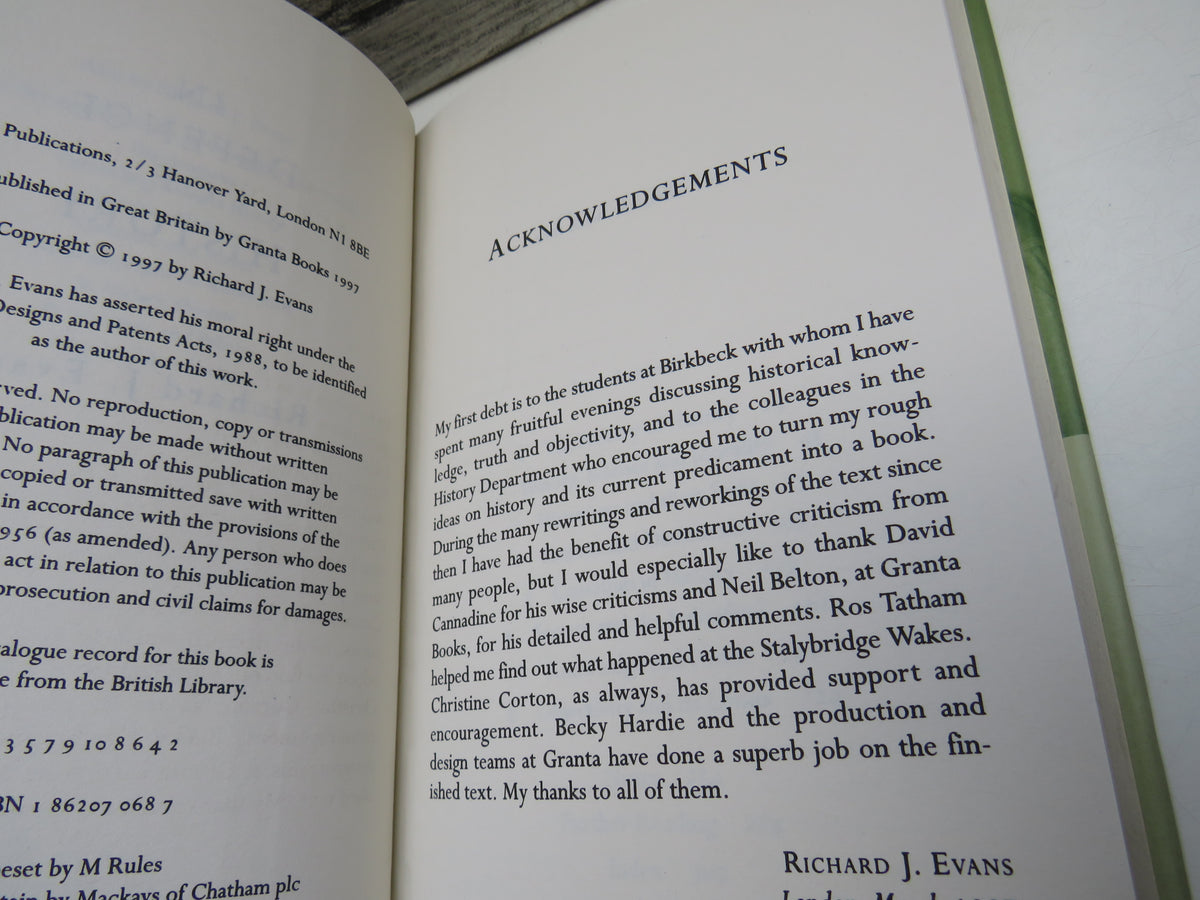In Defence of History By Richard J. Evans 1997