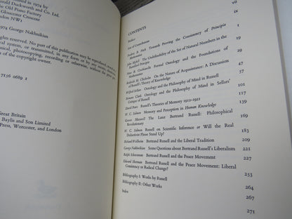 Bertrand Russell's Philosophy Edited by George Nakhnikian 1974