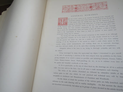 Scottish Woodwork Of The Sixteenth & Seventeenth Century Measured and Drawn For the Stone By John Wi book image 6