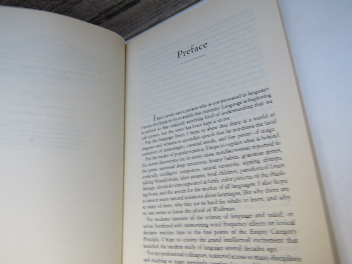 The Language Instinct The New Science of Language and Mind By Steven Pinker 1994