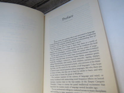 The Language Instinct The New Science of Language and Mind By Steven Pinker 1994