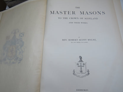 The Master Masons To The Crown of Scotland and Their Works By Rev. Robert Scott 1893 book image 5