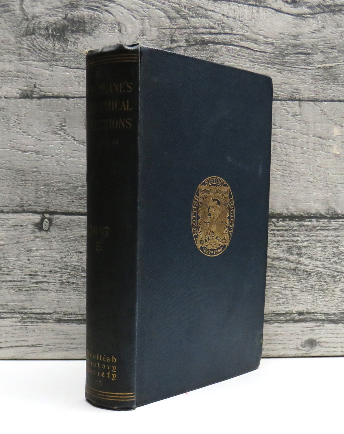 Geographical Collections Relating To Scotland Made By Walter MacFarlane 1908