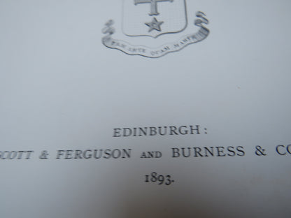 The Master Masons To The Crown of Scotland and Their Works By Rev. Robert Scott 1893 book image 6