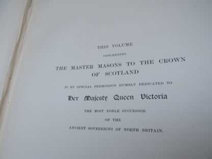 The Master Masons To The Crown of Scotland and Their Works By Rev. Robert Scott 1893 book image 7