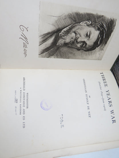Three Years War (October 1899-June 1902) By Christian Rudolf De Wet 1902 book image 5