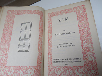 Kim By Rudyard Kipling 1919 book image 5