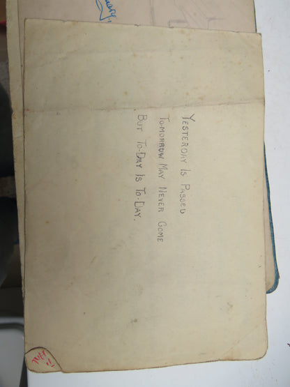 Interesting Antique Autograph Album / Scrap Book Including Johnnie Ray & The Deep River Boys 1947 book image 22