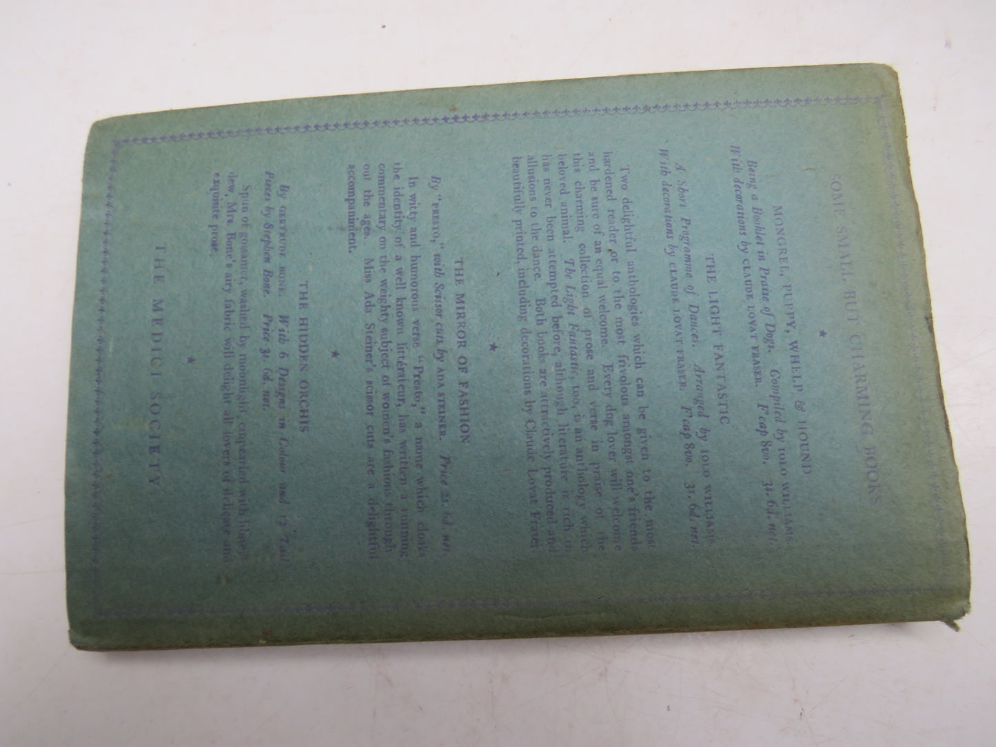 A Little Booke of Conceited Secrets & Delights For Ladies 1928 Antique Book