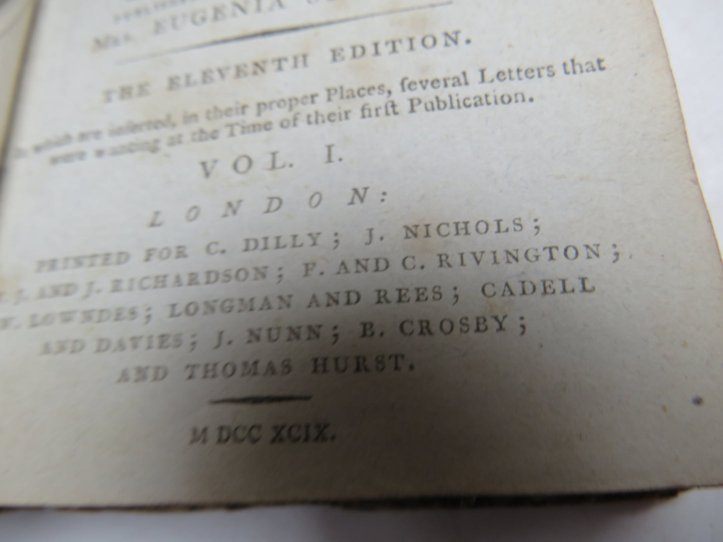 Letters Written By The Late Right Honourable Philip Dormer Stanhope Earl of Chesterfield Volume I 1799