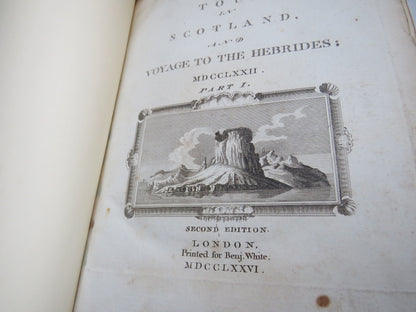 A Tour In Scotland and Voyage To The Hebrides 1772, 1769 3 Volume Set 1776 book image 6