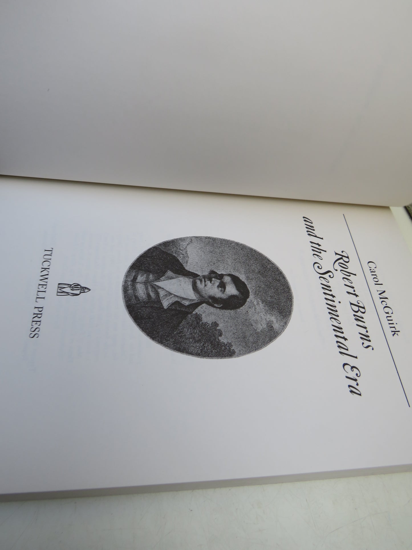 Robert Burns and the Sentimental Era By Carol McGuirk 1997