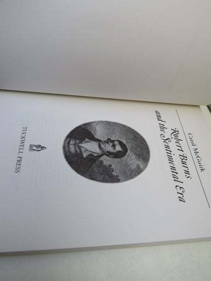Robert Burns and the Sentimental Era By Carol McGuirk 1997