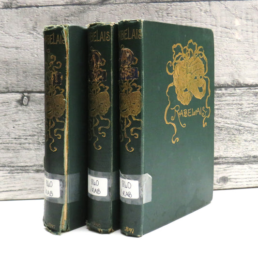 The Works of Francois Rabelais Translated By Sir Thomas Urquhart 1897 Volumes III, IV & V
