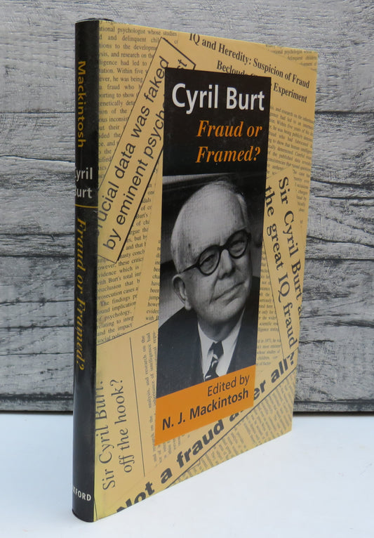 Cyril Burt Fraud or Framed? Edited By N. J. Mackintosh 1995