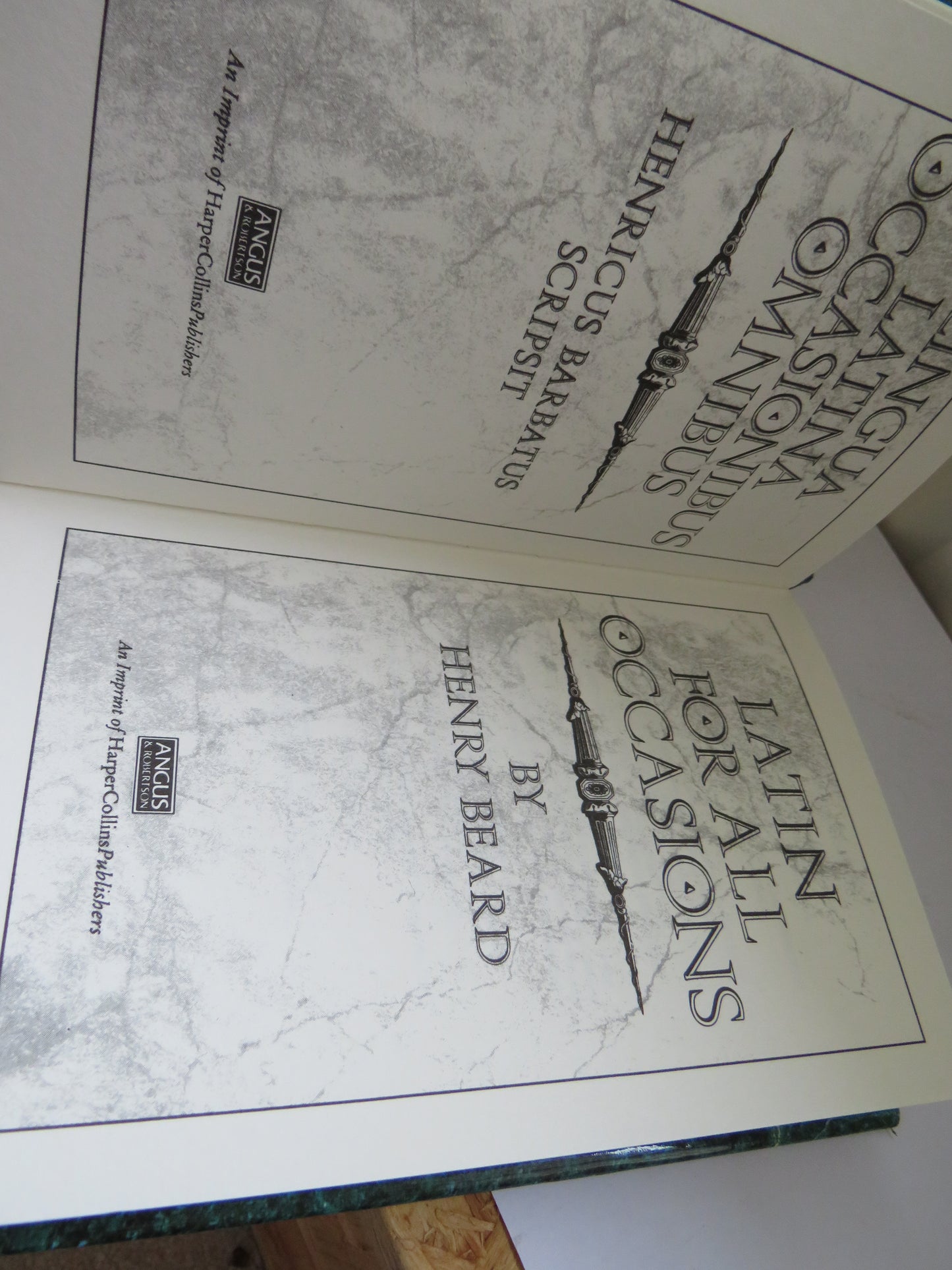 Latin For All Occasions By Henry Beard 1993