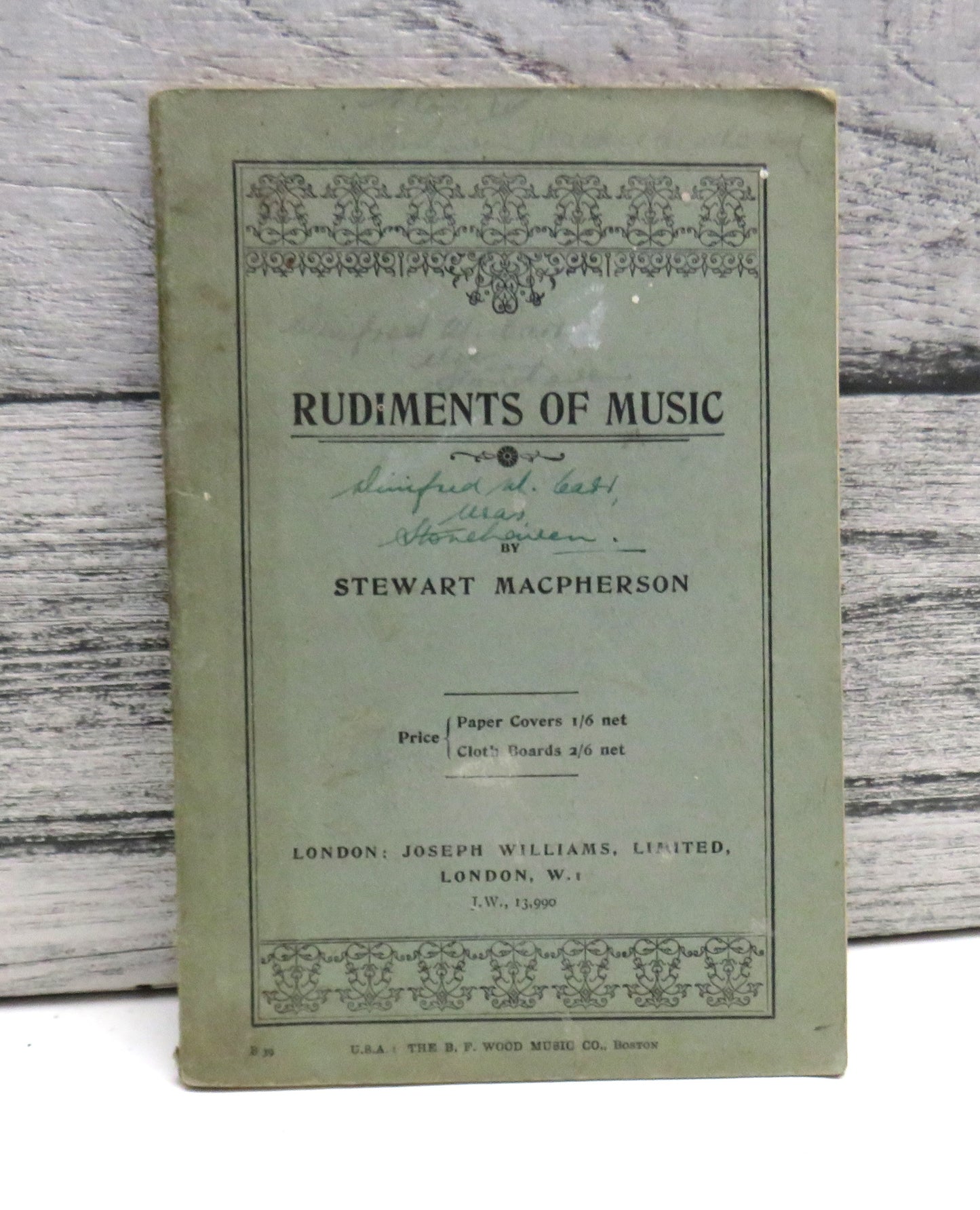 Rudiments of Music By Stewart MacPherson