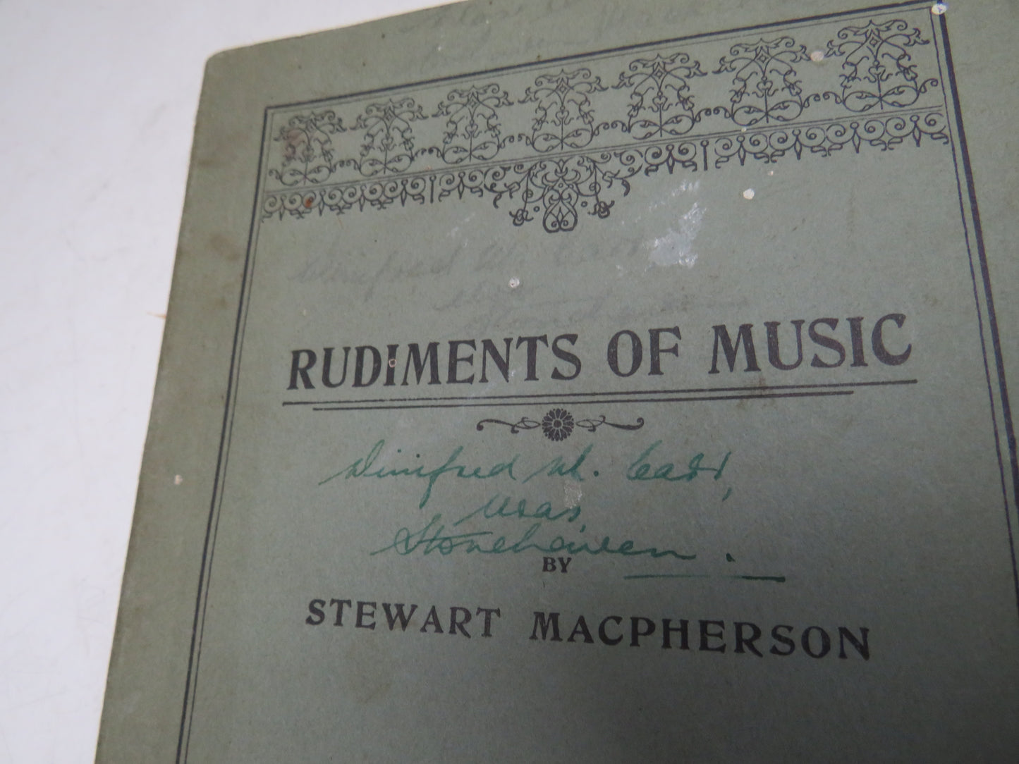 Rudiments of Music By Stewart MacPherson