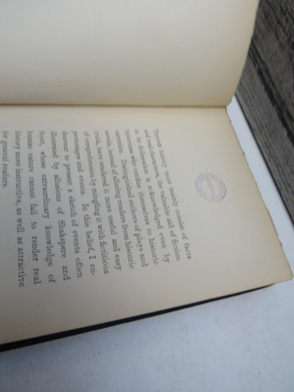 History In Fact and Fiction A Literary Sketch By The Hon. Albert S.G. Canning 1897