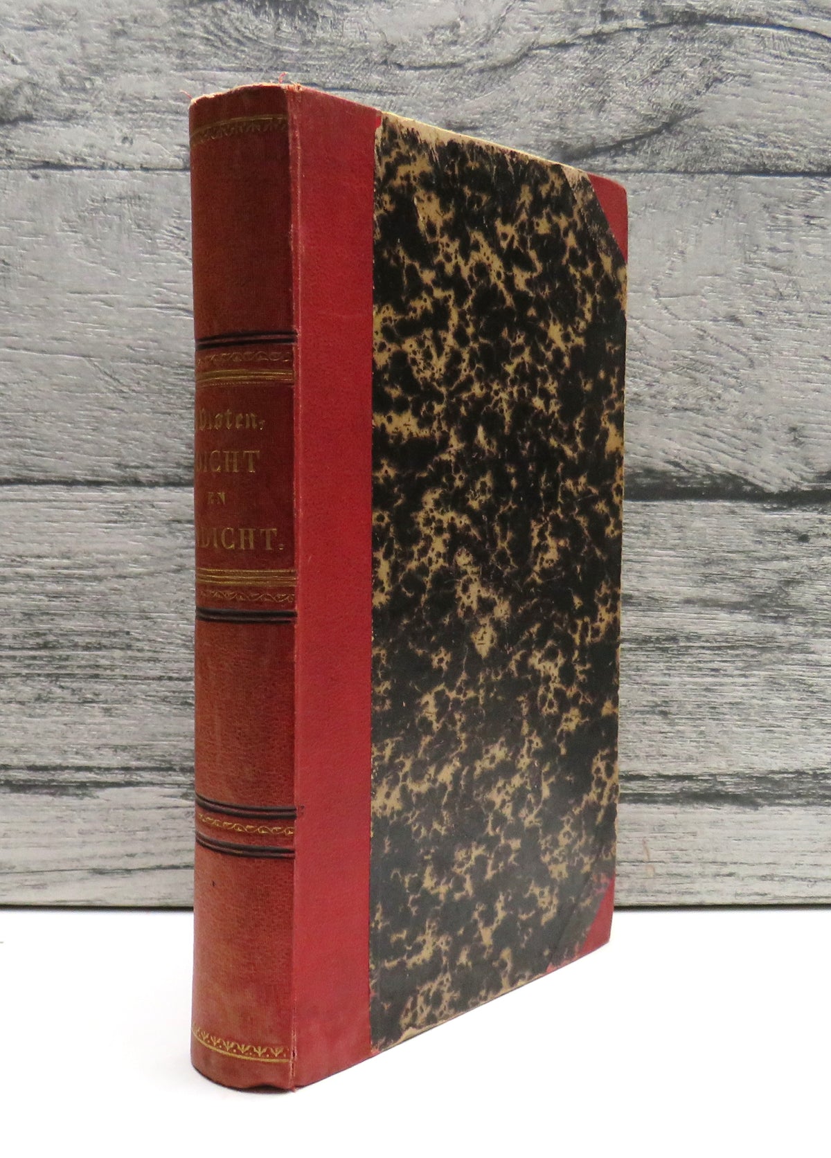 Bloemlezing Uit De Nederlandsche Dichters Der Negentiends Eeuw 1868 - Antique Dutch Book