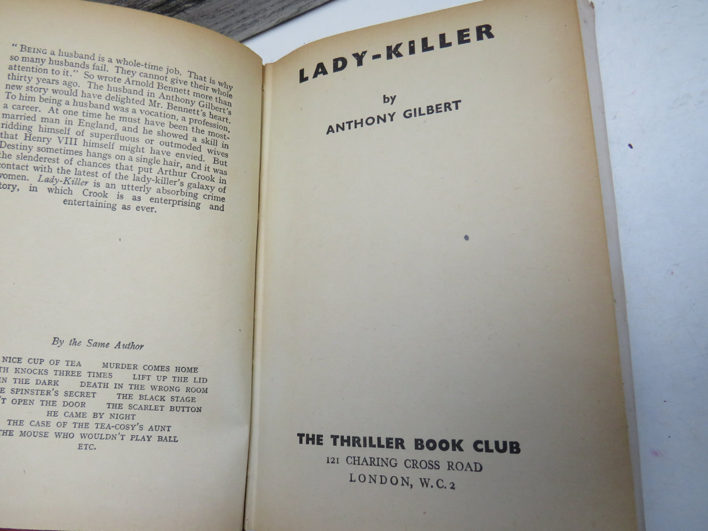 Lady-Killer By Anthony Gilbert