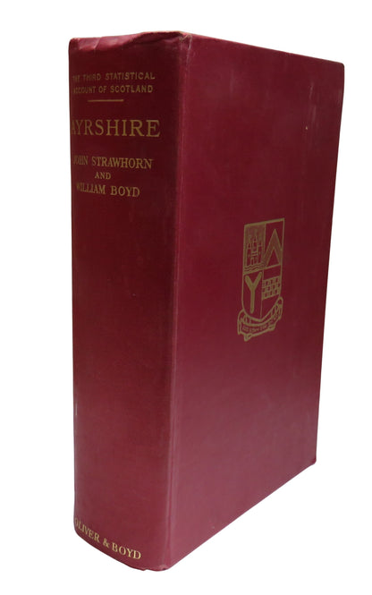 The Third Statistical Account of Scotland, Ayrshire by John Strawhorn & William Boyd, 1951 book front cover