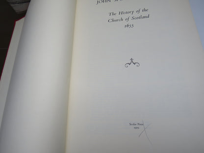 The History of the Church of Scotland 1655 By John Spottiswoode 1972
