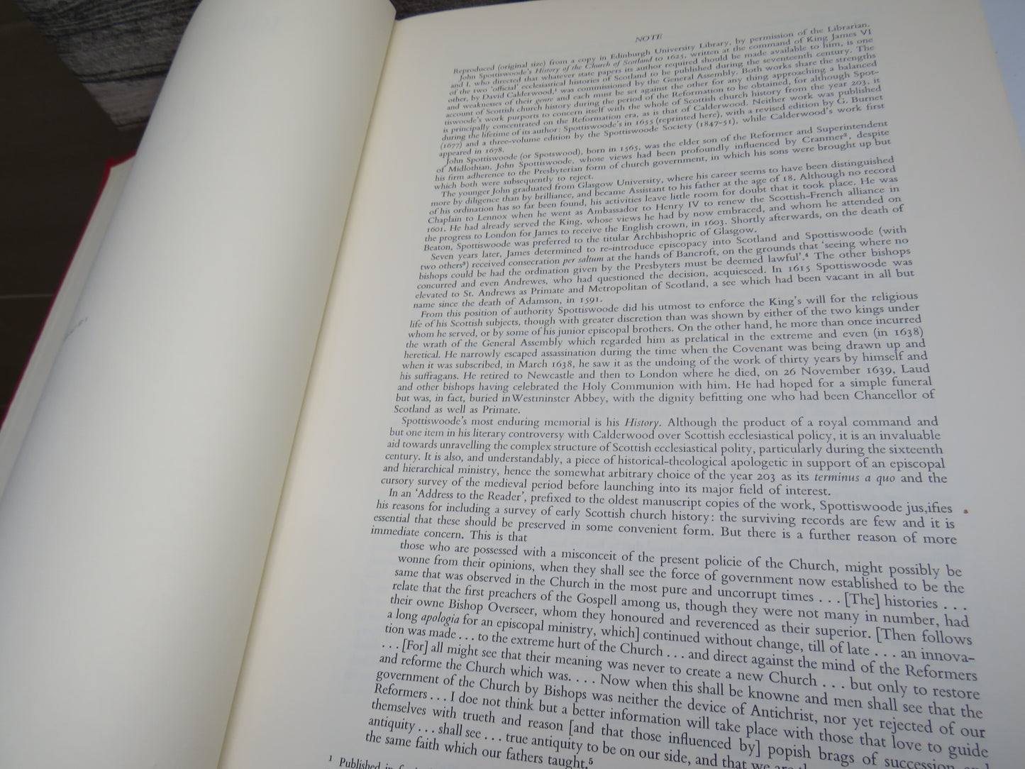 The History of the Church of Scotland 1655 By John Spottiswoode 1972