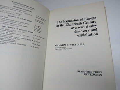 The Expansion of Europe In the Eighteenth Century By Glyndwr Williams 1966 book image 4