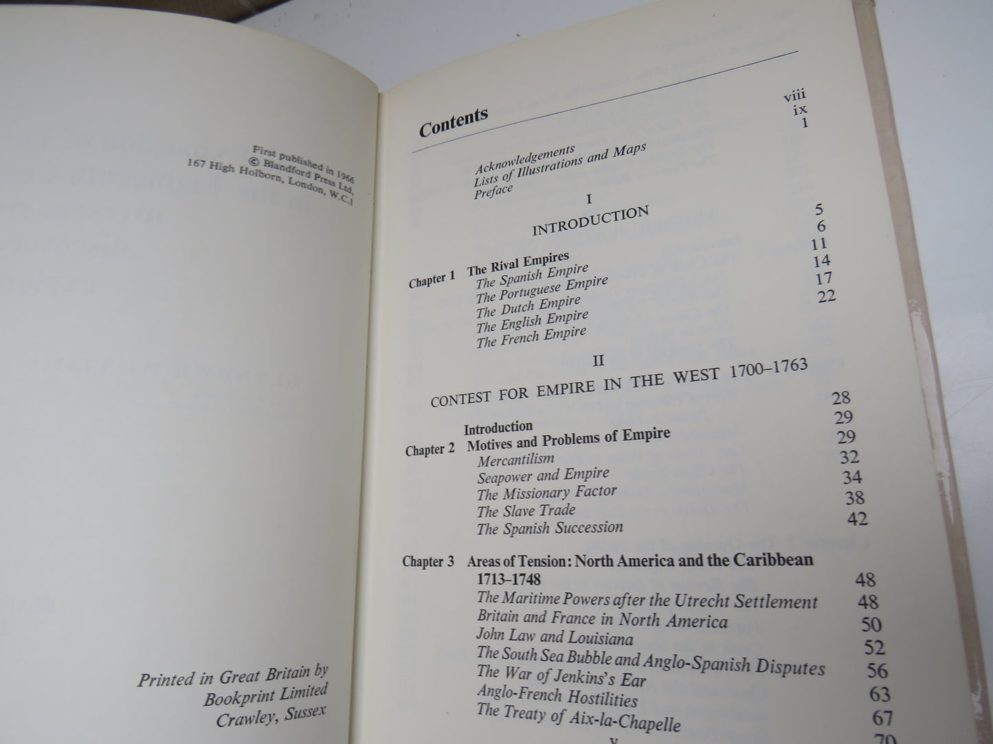 The Expansion of Europe In the Eighteenth Century By Glyndwr Williams 1966