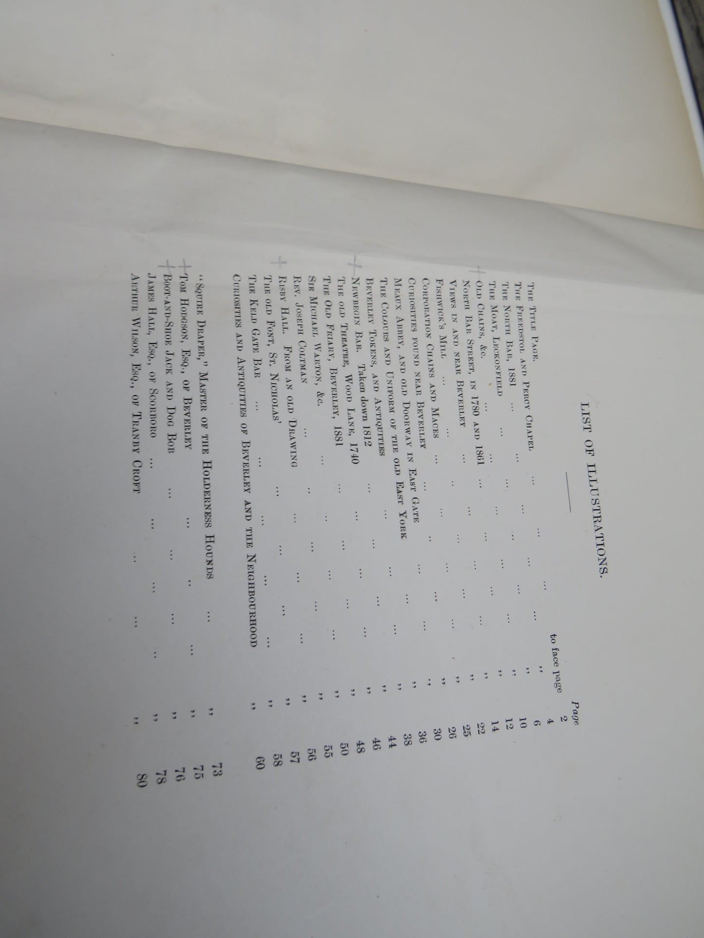Sketches of Beverley and the Neighbourhood 1882