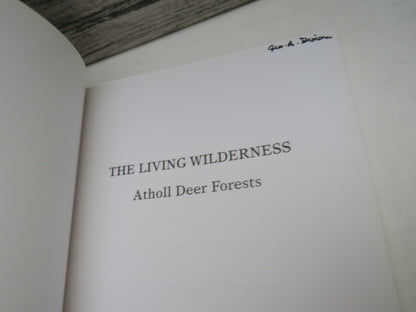 The Living Wilderness Atholl Deer Forests By John Kerr 1996