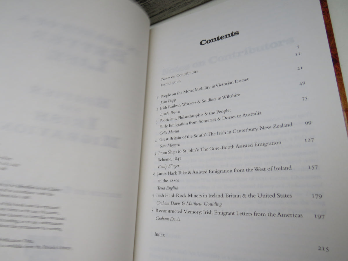 In Search of a Better Life British and Irish Migration Edited By Graham Davis 2011