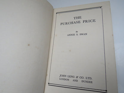 The Purchase Price By Annie S. Swan book image 4