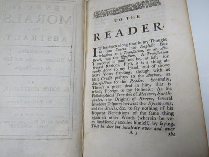 Seneca's Morals by way of Abstract.&nbsp; To which is added a discourse under the title of an after- book image 7