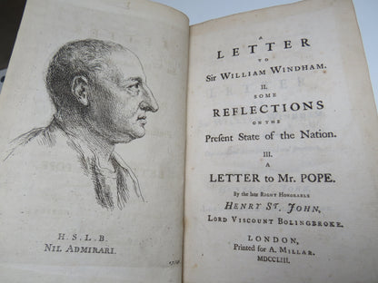 A Letter to Sir William Windham II, Some Reflections on the Prefent State of the Nation III, A Lette book image 5
