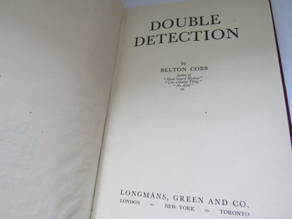 Double Detection By Belton Cobb 1945 1st Edition book image 2