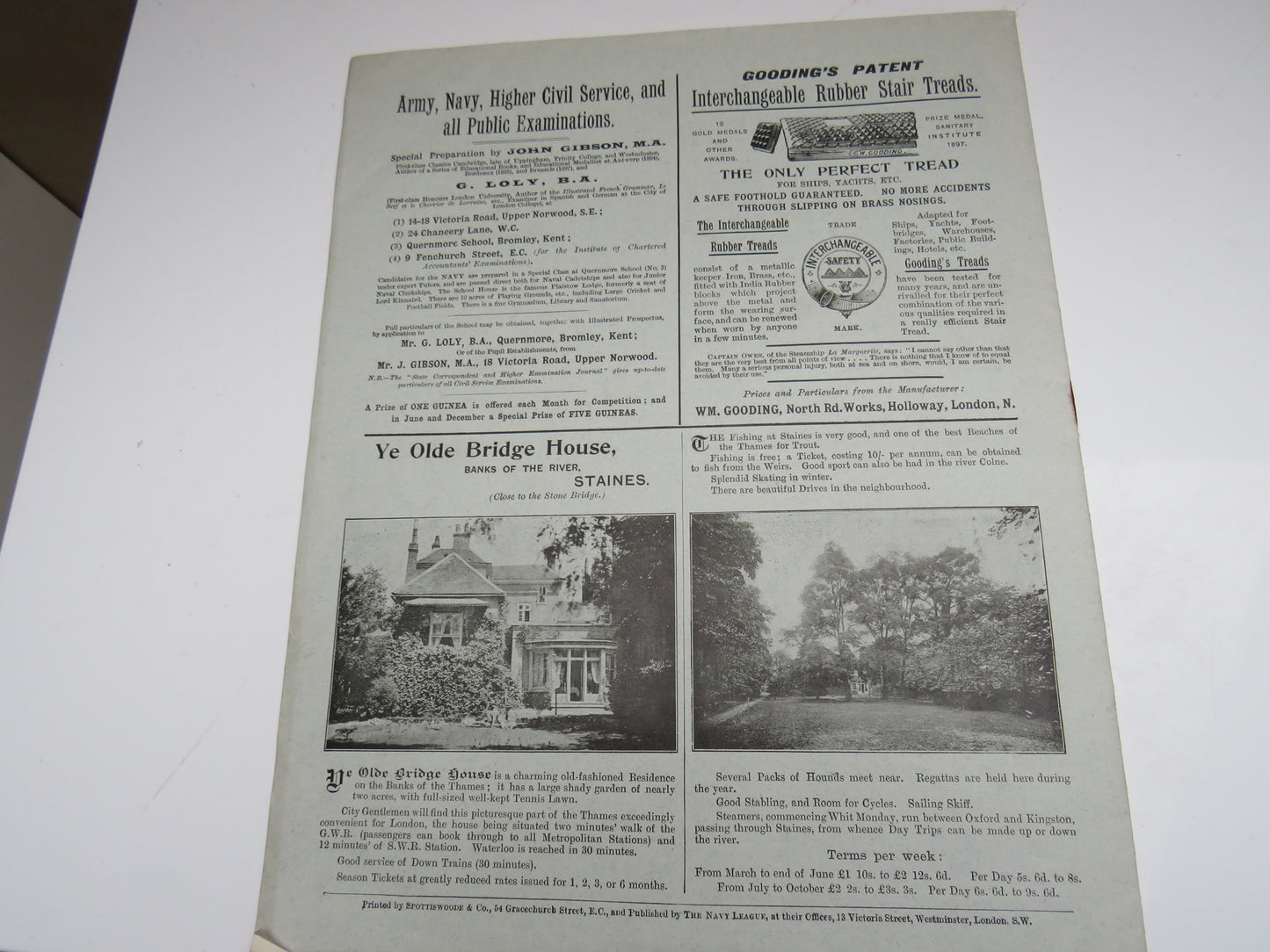 The Navy League Journal The Official Organ of The Navy League September 1898