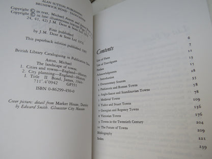 The Landscape of Towns By Michael Aston and James Bond 1987