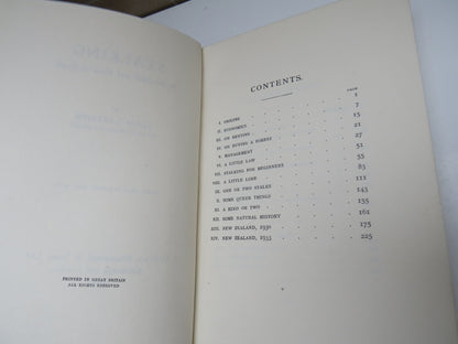 Stalking in Scotland and New Zealand by Lord Latymer, 1935, Old Book with Maps and Illustrations book image 4
