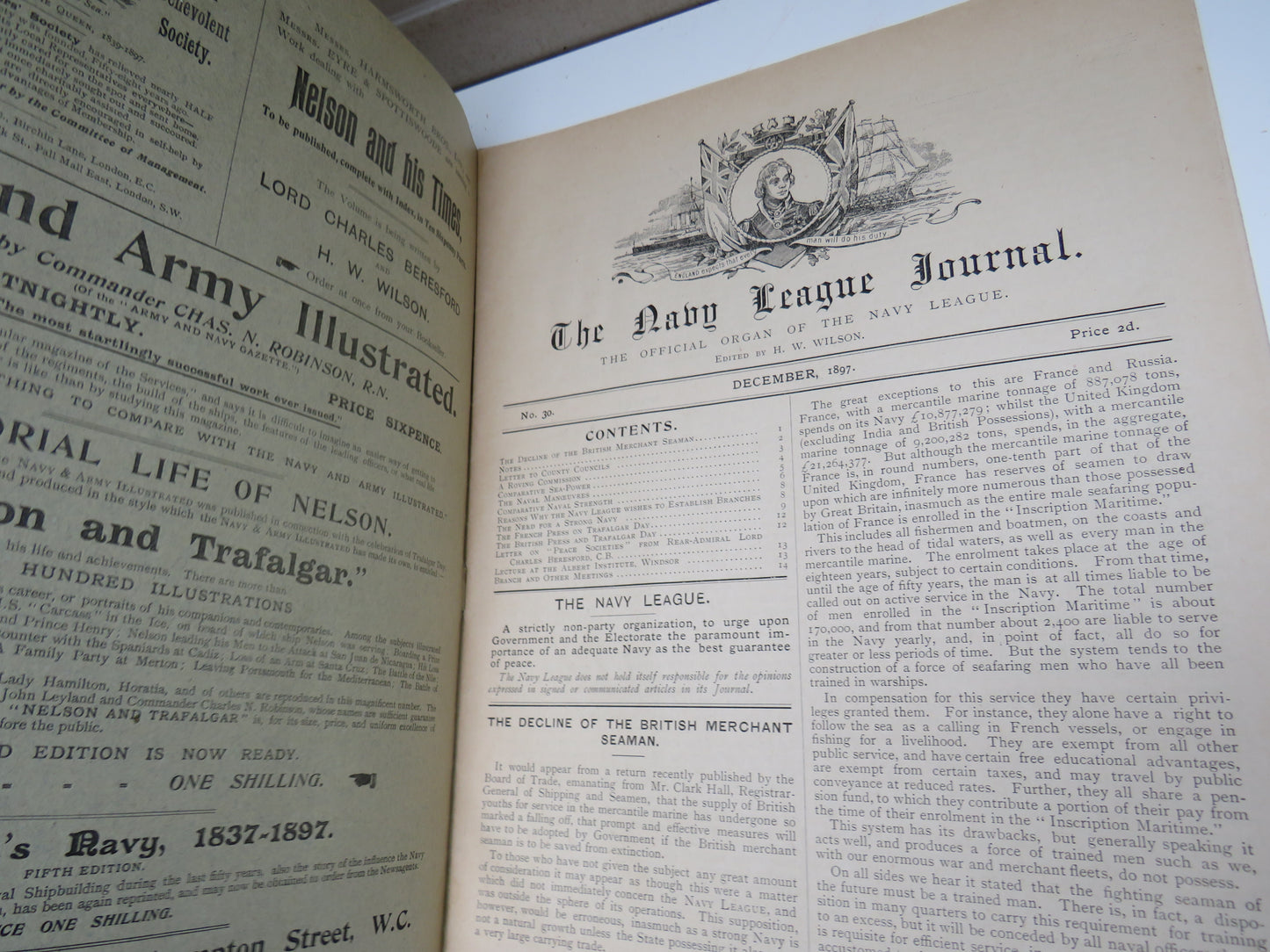 The Navy League Journal The Official Organ of The Navy League December 1897