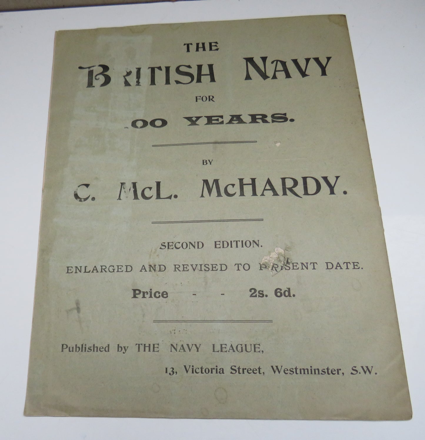 The Navy League Journal The Official Organ of The Navy League December 1897